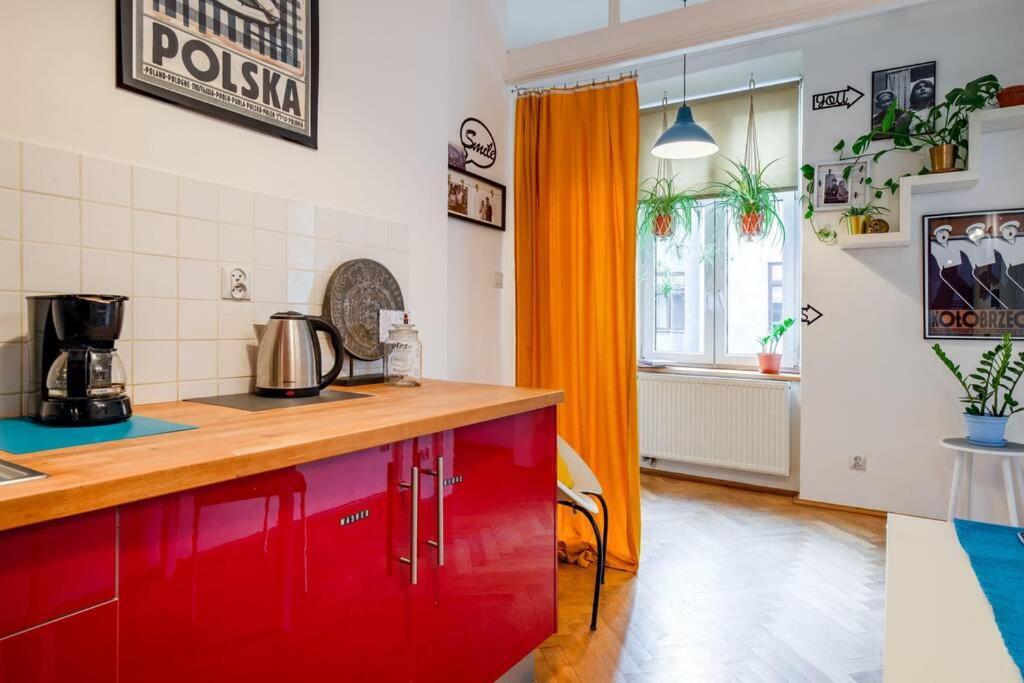 Blue Peace-Apartment With Free Parking In Center For 1-6 People クラクフ エクステリア 写真