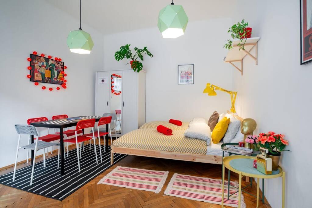 Blue Peace-Apartment With Free Parking In Center For 1-6 People クラクフ エクステリア 写真